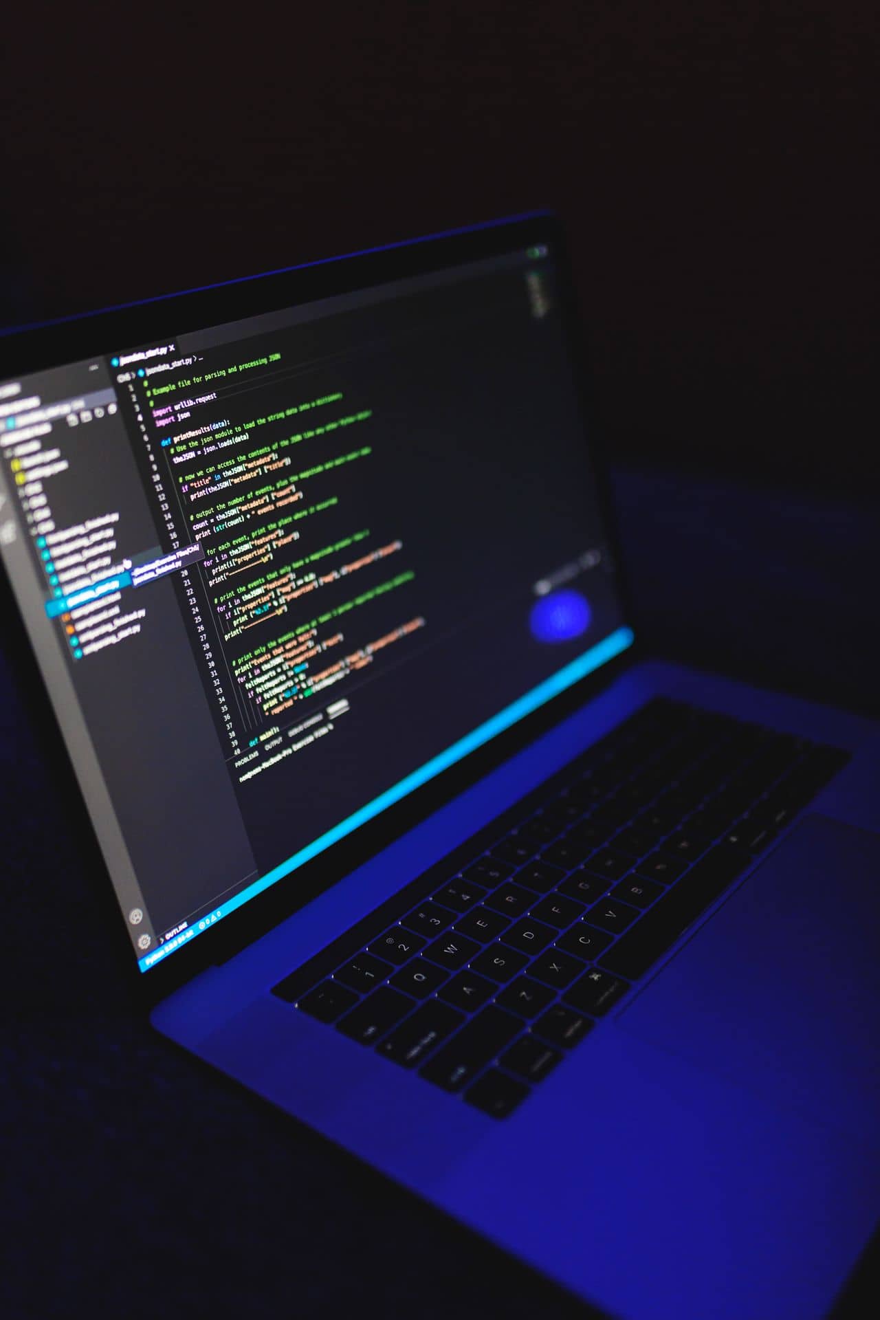 Brand color palette and website design materials