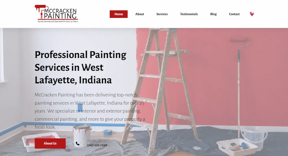 McCracken Painting website