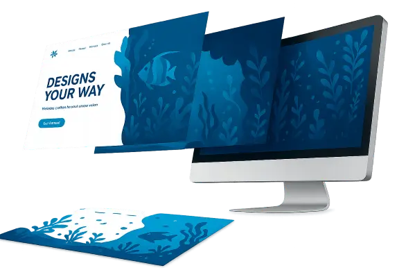 Website Design Illustration