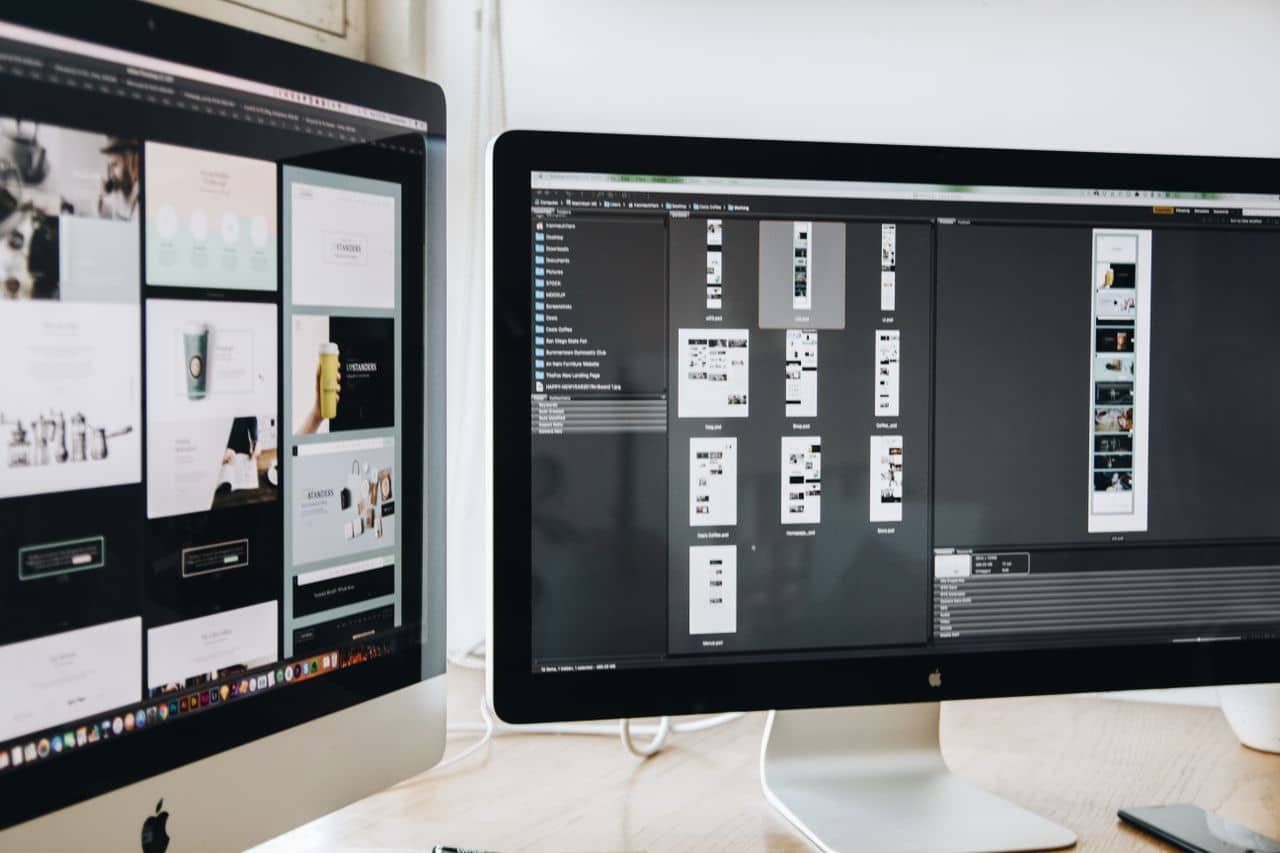 Oceanside Web Design workspace